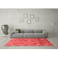 thumbnail image 3 of Ahgly Company Machine Washable Indoor Rectangle Oriental Red Traditional Area Rugs, 5' x 7', 3 of 4