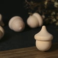 thumbnail image 3 of 10 Unids Acorn Forma Peg Muñecas de Madera Inacabada Pintura Mancha DIY Artesanías Inicio Estante Abanopi 12 Unids JM00414, 3 of 7