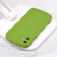 thumbnail image 5 of for iPhone 11 Case, Wave Frame Soft Cute iPhone 11 Phone Case, Green, 5 of 12