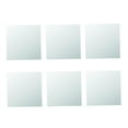 thumbnail image 4 of WRISTBIQUE Silver Mirror Effect Sticker 6Pcs 7.86X7.86X0.00Inch, 4 of 8