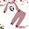 thumbnail image 4 of mgoYE Family Matching Christmas Pjs Winter Christmas Pajamas for Family Matching Sets 2025 Initials Letters Print Xmas Pj Sets Family Holiday Soft Lougewear, 4 of 6