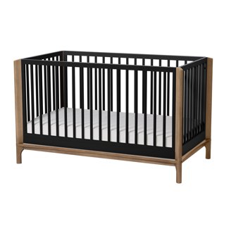 Dream On Me Maddox 4-in-1 Modern Convertible Crib In Weathered White - Converts From Crib To Toddler To Full Bed
