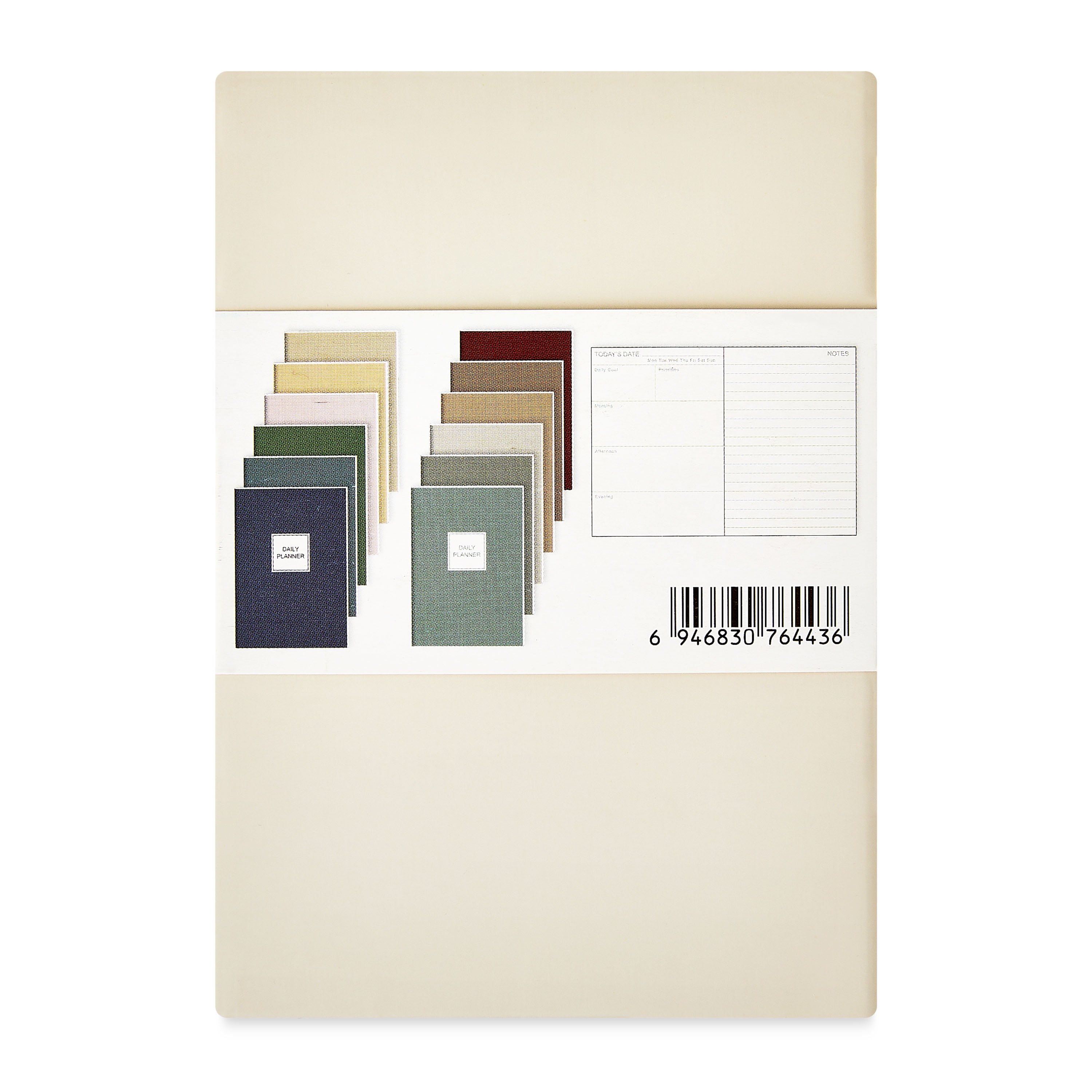 Pen+Gear Undated Daily Planners, Multi-Color, 3.5 in x 5 in, 12 Count