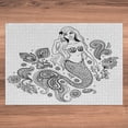 thumbnail image 5 of Ambesonne Paisley Jigsaw Puzzle Durable Cardboard, Mermaid in Ocean, 1000 pcs, Black Grey, 5 of 5