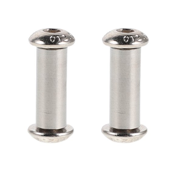 Luxshiny 2Ud Pernos Y Remaches Para Mango De Cuchillo Kit De Accesorios Resistentes Y Anti Óxido En Plata