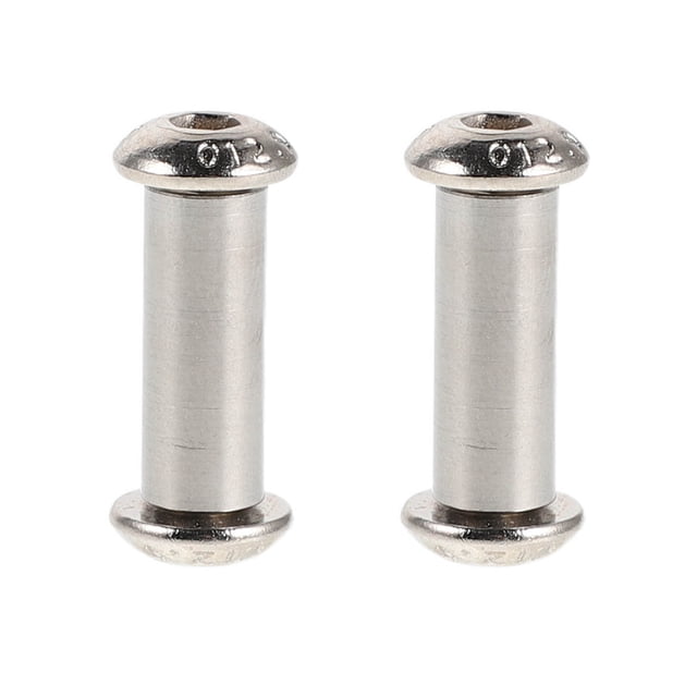 Luxshiny 2Ud Pernos Y Remaches Para Mango De Cuchillo Kit De Accesorios Resistentes Y Anti Óxido En Plata