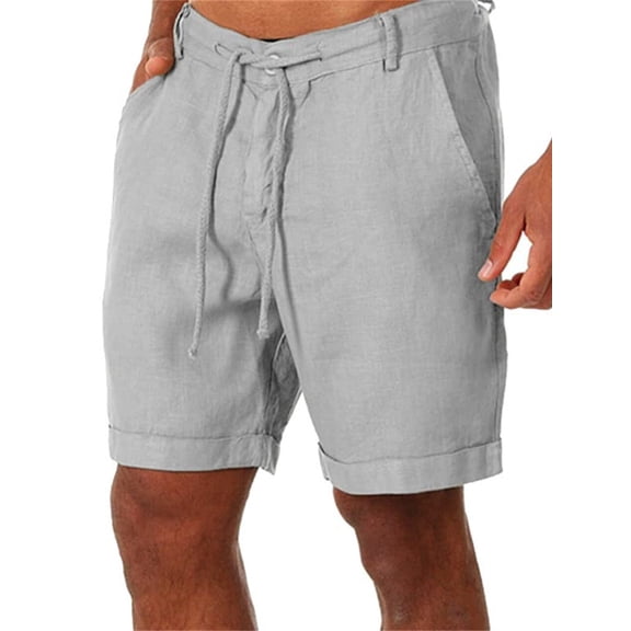 Solid Color Men Casual Shorts Sport Pants Homewear