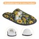 thumbnail image 3 of Fotbe Sunflowers Pantuflas Peludas para Mujer con Estampado, Zapatillas de Peluche, Zapatos de Invierno para Casa, Uso Interior y Exterior-Medium, 3 of 8