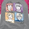 thumbnail image 3 of Golden Girls - Golden Girls Character Grid - Toddler And Youth Girls Raglan Graphic T-Shirt, 3 of 4