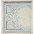 thumbnail image 2 of Jules-Edmond-Charles Lachaise 20x21 Black Ornate Framed Double Matted Museum Art Print Titled: Design for the Decoration of a Ceiling (1830-97), 2 of 5