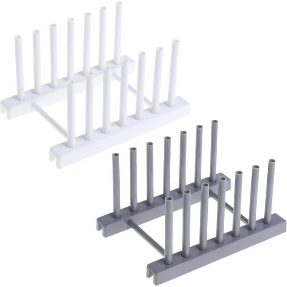 Kitchen Cabinet Organizer with Plate Pot Lid Organizer, Space Efficient Storage Solution