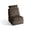 Brown - Recliner, variant on CHIC HOUSE Cordelia Corduroy Modular Sofa Console with Storage, Cup Holders and Charging, Brown