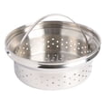 thumbnail image 4 of Spice by Tia Mowry - Nonstick Ceramic 3QT Teal Aluminum Dutch Oven with Steamer, 4 of 9