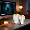thumbnail image 5 of Guvpev Scream 7 Ghostface Popcorn Bucket, 3D Sculpted Collectible Snack Container, Food Safe Plastic Horror Movie Decor for Home Theater, Office Display & Gift for Fans and Friends, 5 of 11