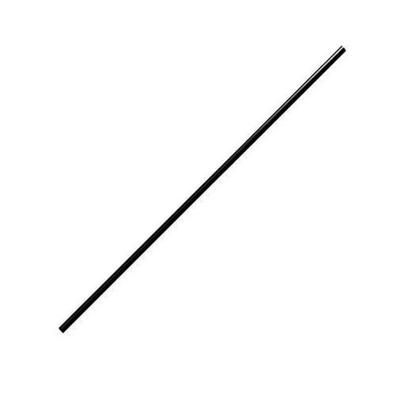 Karat 7.5'' Stir Straws (3mm) - Black - 5,000 ct, C9100 (Black)