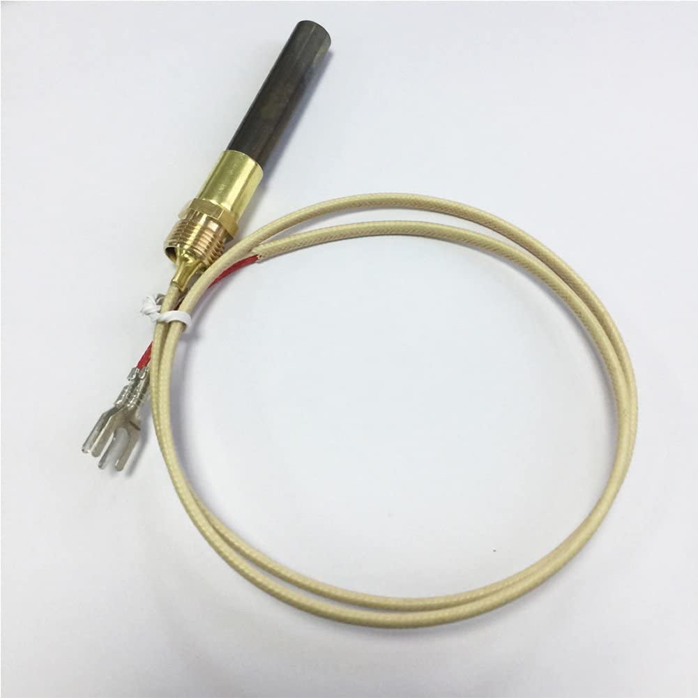 24, Aluminum 750mv Thermocouple for Heat Glo Heatilator,Fireplace Thermopile Replacement Fireplace&Stove Accessories for Fire Gas Stoves Heat&Glo Gas Stoves Oven Water Heater&Frying Furnace 