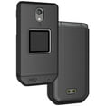 thumbnail image 1 of Case for CAT S22 Flip Phone, Nakedcellphone Slim Hard Shell Protector Cover - Black, 1 of 7