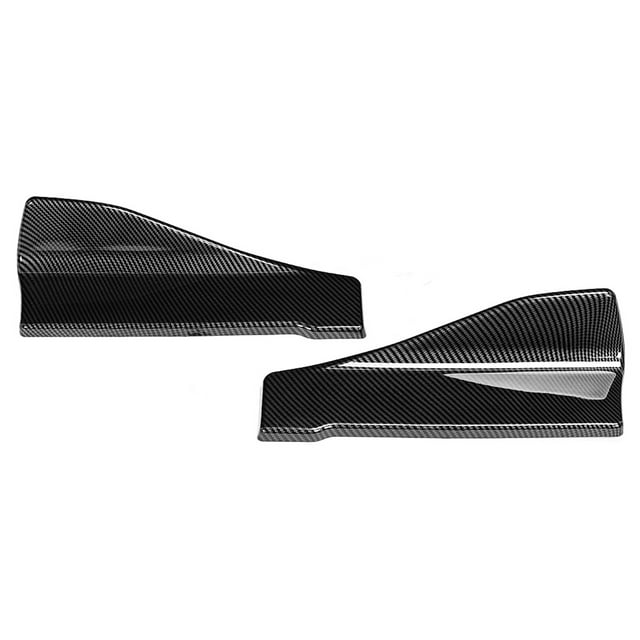 Faldón divisor de alerón, 35 cm, fibra de carbono, para automóvil, universal, para parachoques trasero, diseño aerodinámico