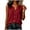 *Red, variant on VBVC Women's Cotton Linen Button Down Shirt , Ladies' V Neck Summer Tank Tops , Loose Fit Sleeveless Work Blouse For Women,Khaki,S-2XL