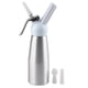 thumbnail image 1 of Dispensador de espuma de crema, espumador de leche eléctrico de aleación de aluminio para pasteles, helados y batidos., 1 of 12