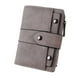 thumbnail image 1 of Monedero pequeño de cuero para mujer con ventana de identificación con bolsillo para monedas con cremallera, clips para bolso de viaje de moda, 1 of 5