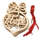 thumbnail image 5 of 6 unids De Madera Colgante de Navidad Joy Alegría Fe Noel Love Hope Diseño Colgantes de Navidad Árbol de Navidad Decoración de Año Nuevo, 5 of 5