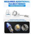 thumbnail image 4 of 3 Pack Fishing Deep Water Fishing Lights with Stainless Steel Long Line Clip Deep Sea Fishing Lights 2000ft Underwater Fish Attracting Lights for Swor, 4 of 5