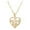 B, variant on Hearth & Gear Day Necklace Copper Gold Plated Micro Inset Zircon Shaped MAMA Pendant Necklace with Pendant Mom Necklace Real Necklace Pearl Letter Necklace Woman Chain Extra Long Necklaces for Women
