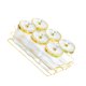 thumbnail image 4 of Tarros de frutas secas con tapa, contenedor de almacenamiento de alimentos para el comedor, fiesta, frutos secos Transparente 6 cuadrículas, 4 of 9
