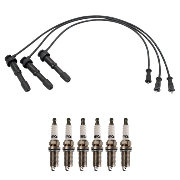 TRQ Ignition Kit Spark Plug & Wire Set For Kia Sedona Hyundai XG V6 3.5 3.3 TKA01288