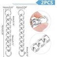 thumbnail image 3 of MesaSe 4 Colors Metal Chain Extender 4.9 Inch Short Chain Bag Strap Extender Replacement Mini Purse Chain with Spring Gate Ring Decoration Chain for Satchel Shoulder Bag Crossbody Bag, 3 of 6