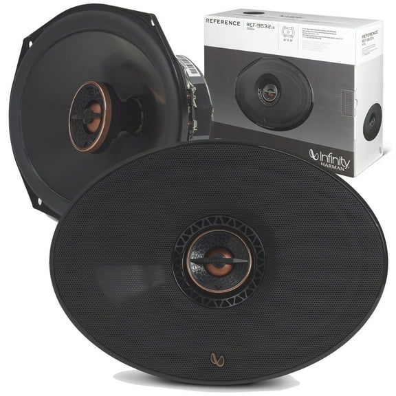 2x Infinity Reference Series REF-9632ix 300 Watts 6"x9" 2-way Car Audio Speakers Bundle