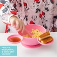 thumbnail image 4 of Bumkins Disney Baby Silicone Suction Bowl and Spoon, Minnie Mouse, 4 of 6