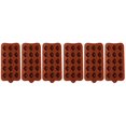 thumbnail image 1 of Molde para pastel de hoja de arce Yongwei, 6 piezas, moldes de silicona para hornear postres de chocolate con hojas de arce (café), 1 of 7