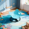 thumbnail image 4 of Silla giratoria para niños, práctica, antideslizante, juguete sensorial, regalo para niños. Azul, 4 of 7
