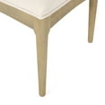 thumbnail image 6 of Noble House Cotterell Fabric and Wood Dining Chairs, Set of 2, Beige and Light Ash, 6 of 9