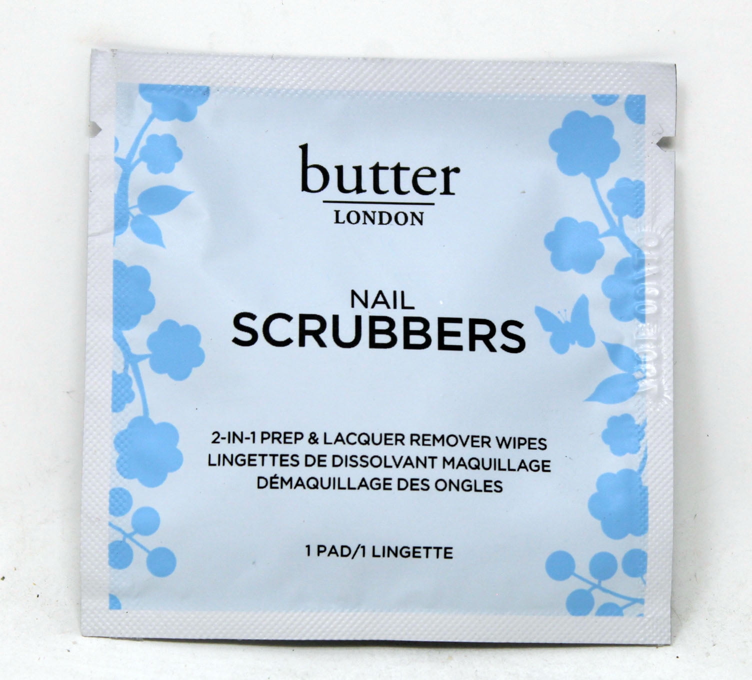 Butter London Nial Scrubbers 2-In-1 Prep & Lacquer Remover Wipes 1 Count -  