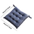 thumbnail image 3 of Seat Cushions for Office Chairs Solid Color Frosted Chair Cushion Dining Chair Cushion Office Student And Winter Seat Cushion Non Fading Soft Cushion Pad Bedding, 3 of 3