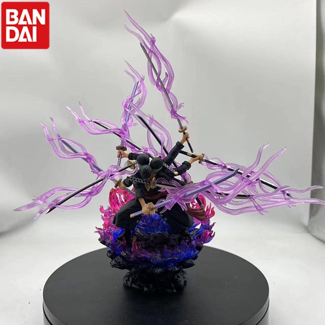 Collectible One Piece Anime Zoro Figure - Wano Onigashima Edition Exquisite 9 Swords Style Action Figurine PVC Statue Perfect for Decoration Model Toy Gift for Fans