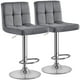 thumbnail image 1 of Juego de 2 taburetes de bar Yaheetech ajustables de terciopelo giratorios, 1 of 9