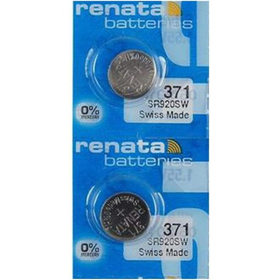 371 SR920SW - 1.55V Silver Oxide 371 Watch Battery (2 Count)