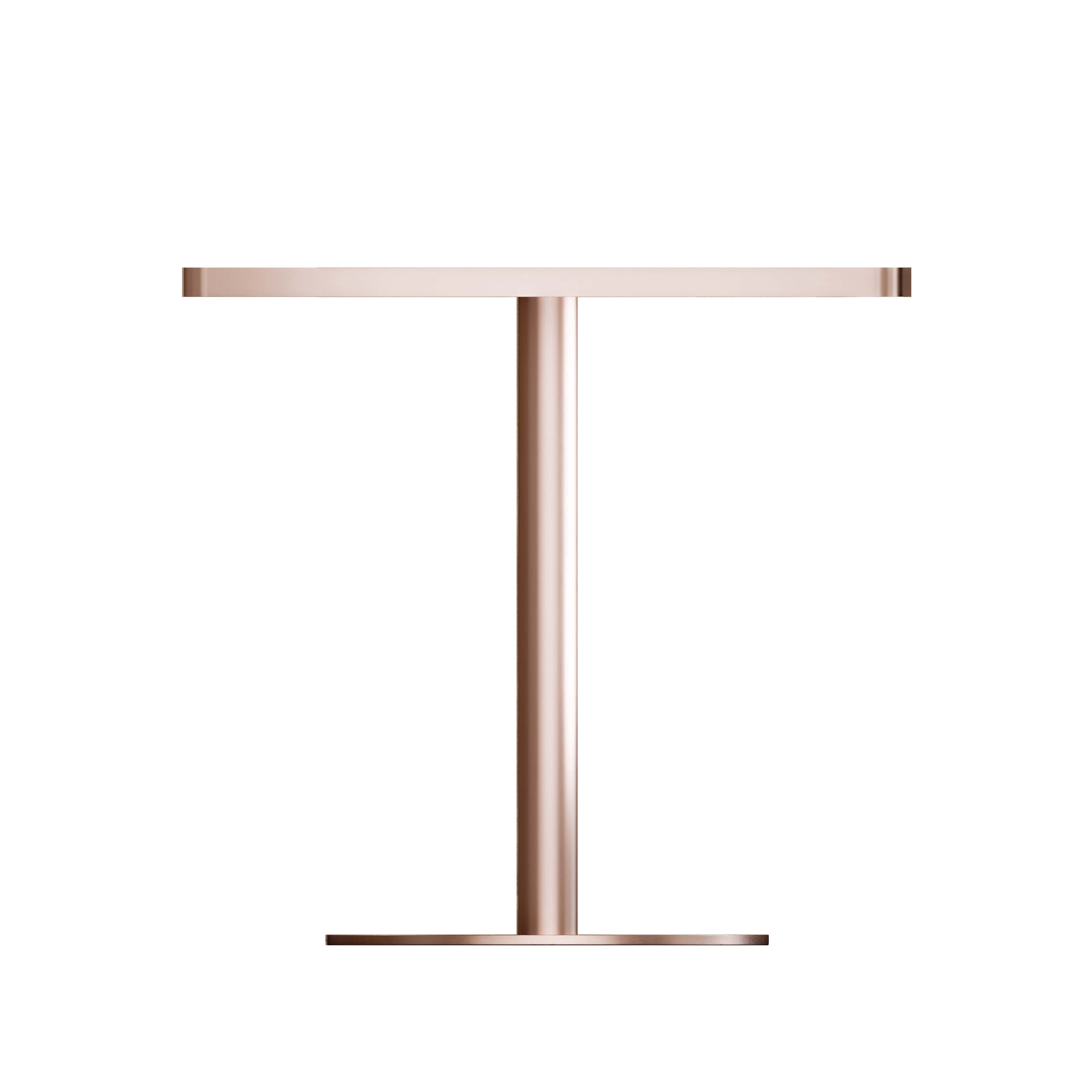 Square Modern Dining Table 31.5" Bistro Tulip Table with Faux Marble Top, White