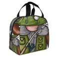 thumbnail image 2 of Disketp Fishing Gnome for Insulated Lunch Bag for Women and Men, Perfect for Work, Hiking, Picnic, 2 of 8