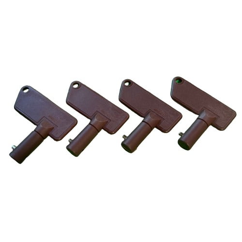 4 Pack 48# MS634212 87185 0-605-99 Battery Isolator Disconnect Keys Fits for Terex Battery Master