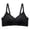 Black, variant on Womens Sports Bras Low Impact Sports Bra Comfortable Seamless Full Coverage Bra for Women Wireless Bras With Soft Support Regular And Plus Size