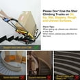 thumbnail image 6 of XUTUMM 6-Wheel Electric Stair Climbing Hand Truck - 440 lbs Load Capacity, Powered by Motor Battery for Home, Warehouse, and Supermarket Use, 6 of 7
