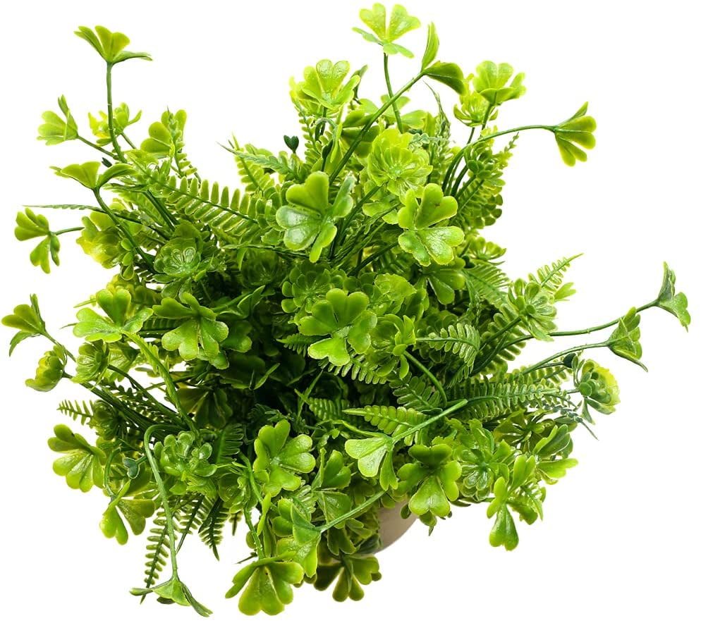 Buy Svenee Fake Four Leaf Clover Plants for Bathroom Home Office Desk