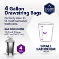 thumbnail image 2 of Bolsas de basura Color Scents, 4 galones, 80 bolsas Twist Tie Duos, 2 of 6