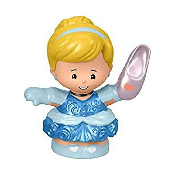 Replacement Part for Fisher-Price Little People Princess Parade Float Playset - GKR17 ~ Inspired by Disney Princess Cinderella and Pals ~ Replacement Cinderella Figure Holding White Glass Slipper