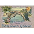 thumbnail image 2 of Art.com Souvenir of the Panama Canal Stretched Canvas Print Wall Art, 24" x 16", 2 of 4